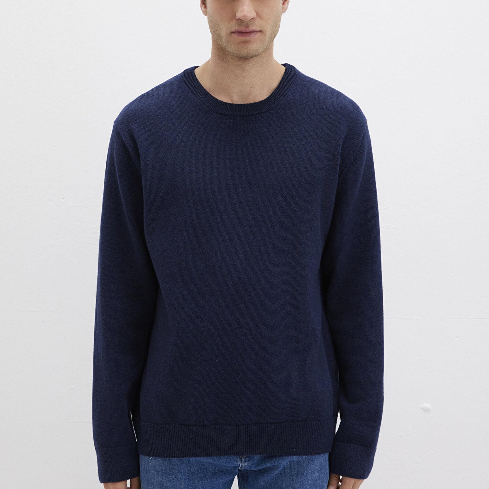 Mavi Yün Karışımlı Lacivert Kazak Regular Fit / Normal Kesim 0710370-70490