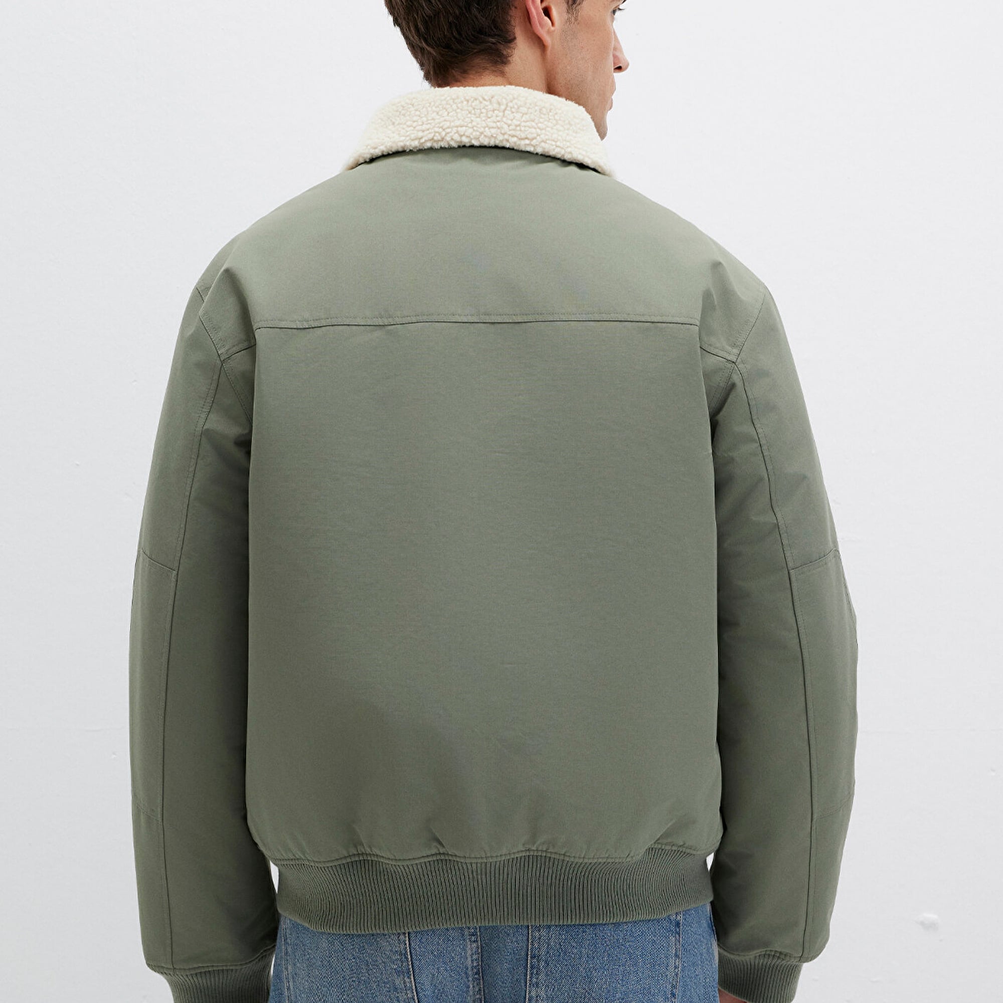 Mavi Haki Ceket Loose Fit / Bol Rahat Kesim 0110665-80692