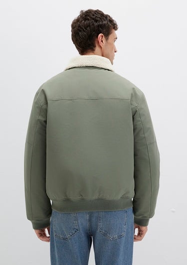  Mavi Haki Ceket Loose Fit / Bol Rahat Kesim 0110665-80692