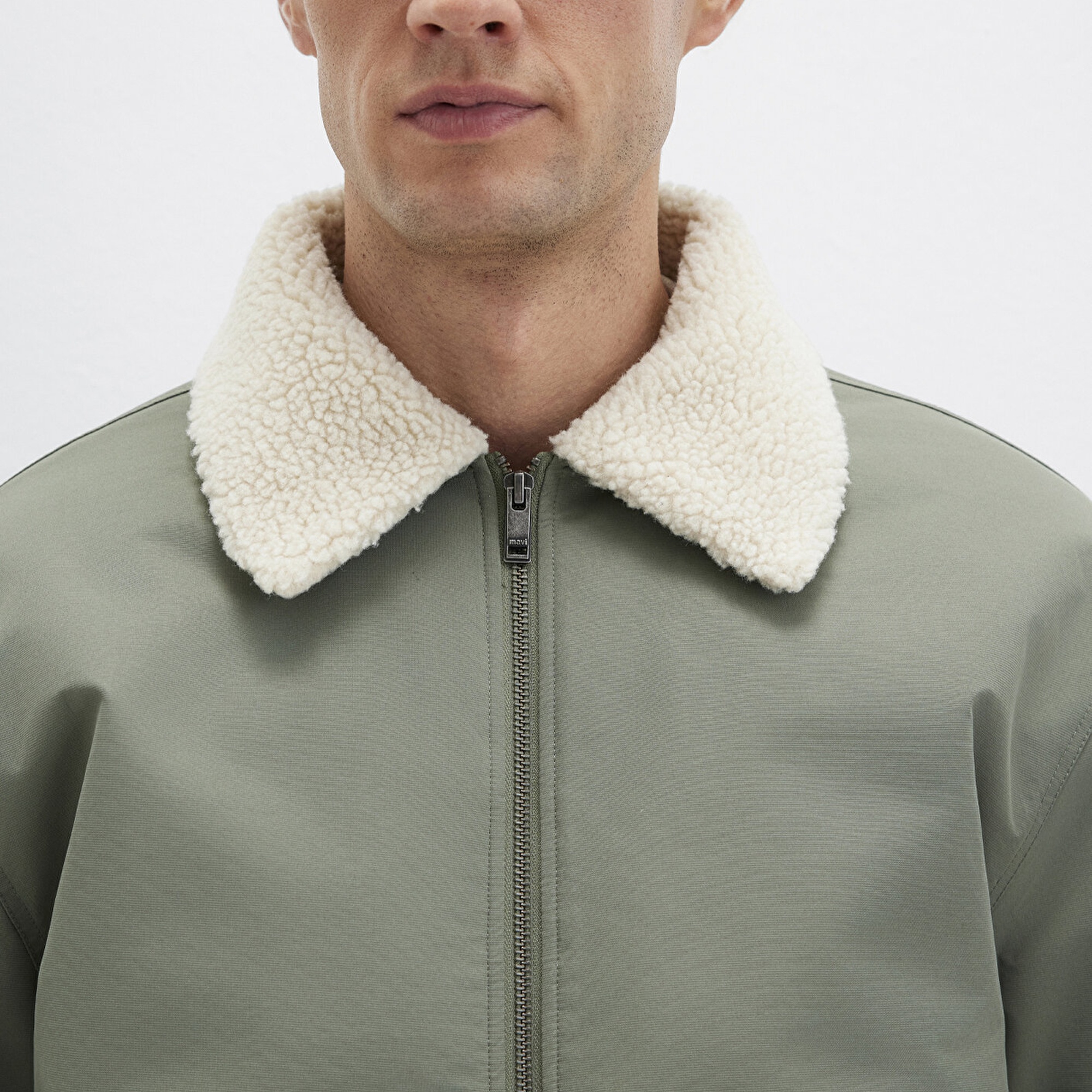 Mavi Haki Ceket Loose Fit / Bol Rahat Kesim 0110665-80692