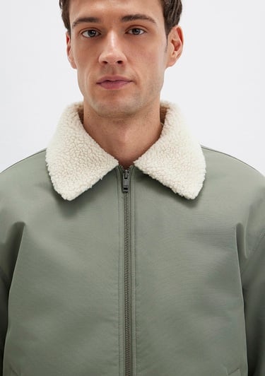  Mavi Haki Ceket Loose Fit / Bol Rahat Kesim 0110665-80692