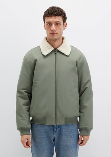  Mavi Haki Ceket Loose Fit / Bol Rahat Kesim 0110665-80692