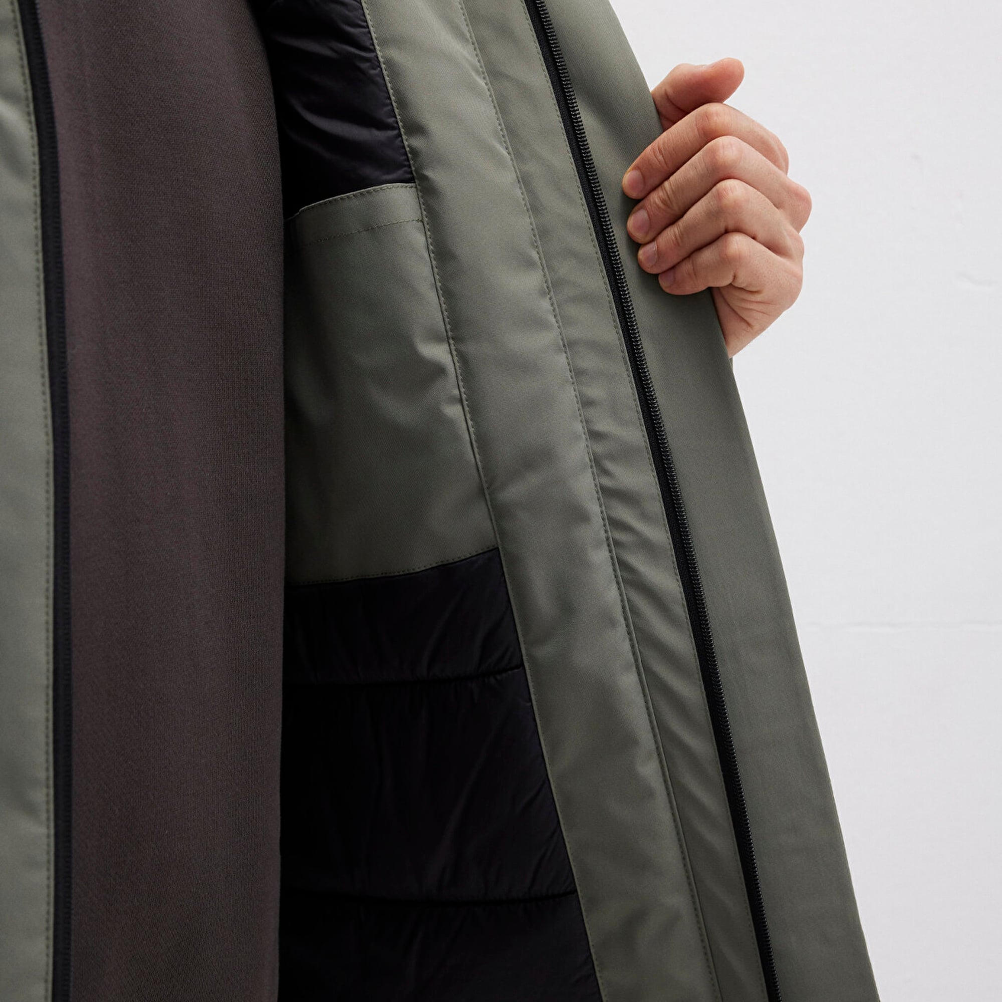 Mavi Yeşil Ceket Loose Fit / Bol Rahat Kesim 0110676-85485