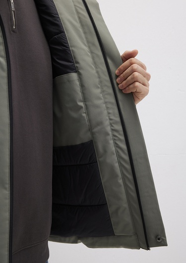  Mavi Yeşil Ceket Loose Fit / Bol Rahat Kesim 0110676-85485