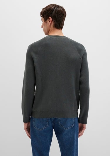  Mavi Bisiklet Yaka Yeşil Kazak Regular Fit / Normal Kesim 0710307-71598