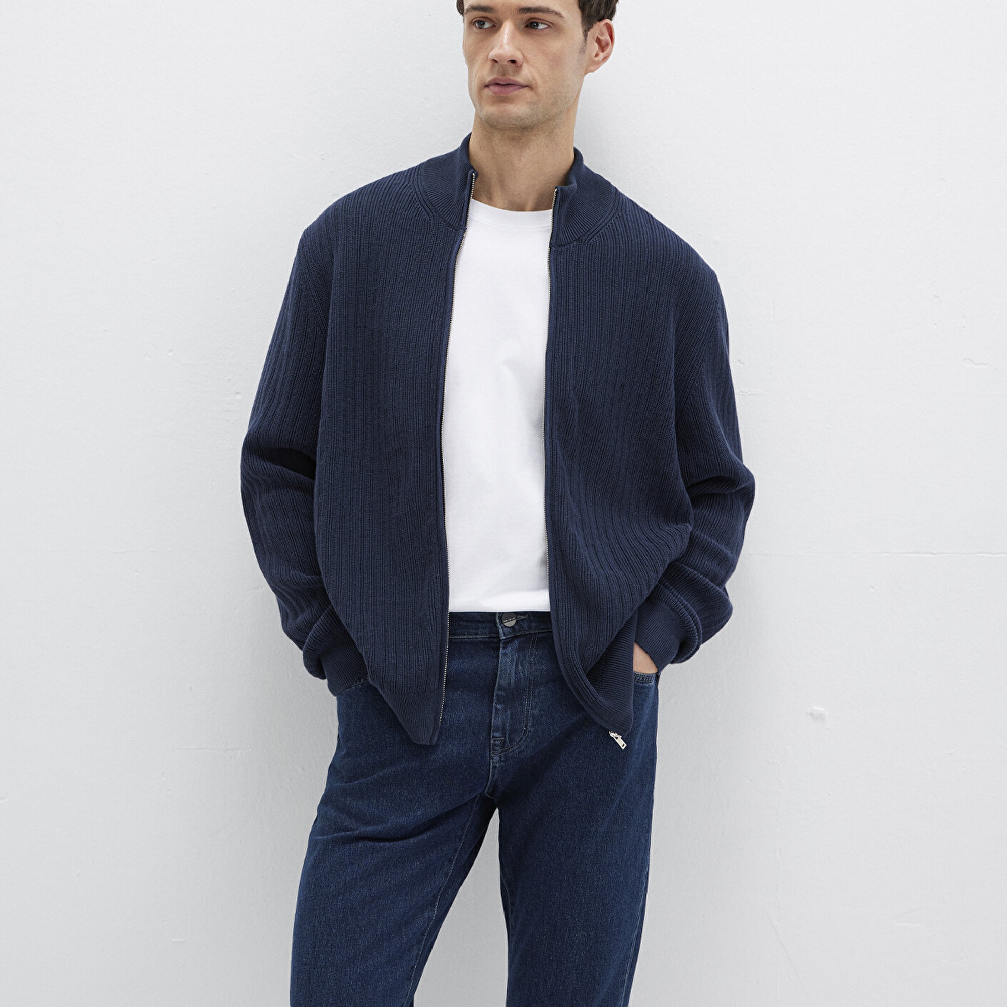 Mavi Lacivert Hırka Regular Fit / Normal Kesim 0710326-70490