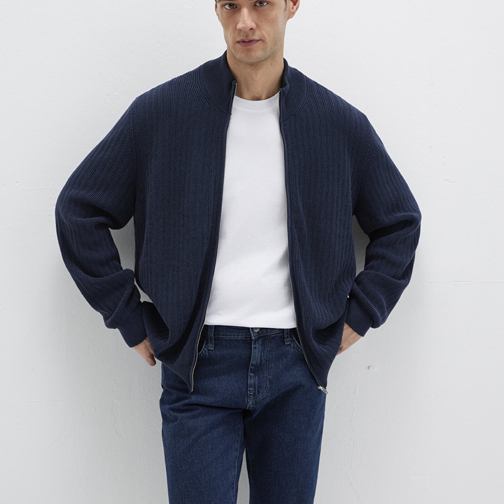 Mavi Lacivert Hırka Regular Fit / Normal Kesim 0710326-70490