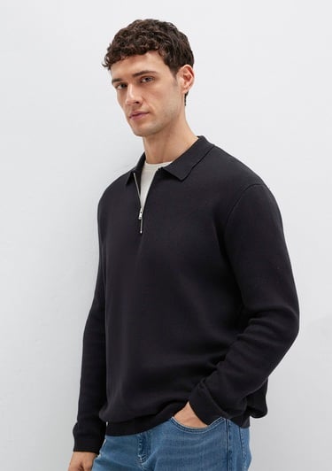  Mavi Siyah Triko Polo 0710337-900