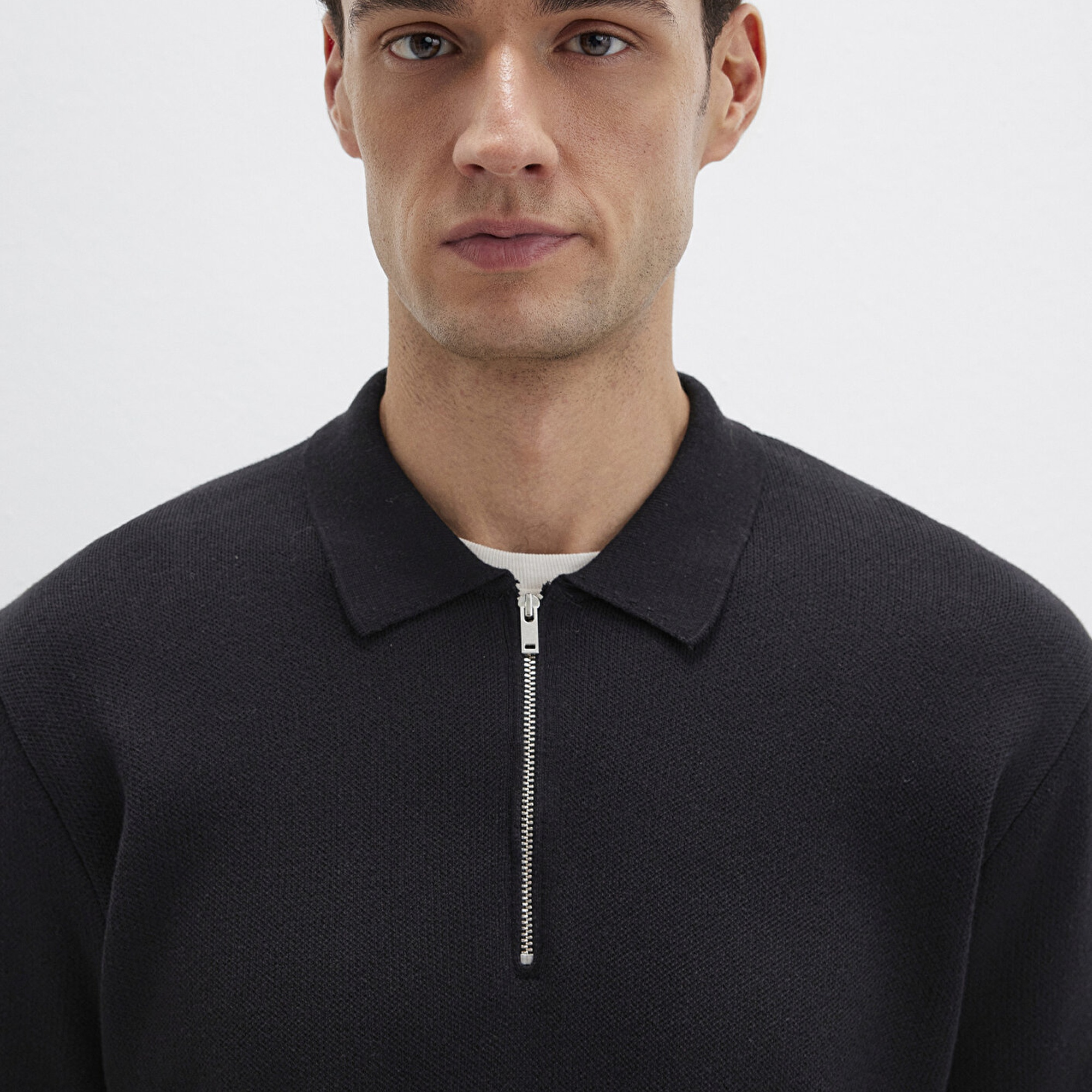 Mavi Siyah Triko Polo 0710337-900