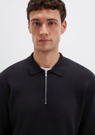  Mavi Siyah Triko Polo 0710337-900