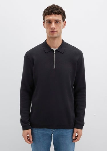  Mavi Siyah Triko Polo 0710337-900