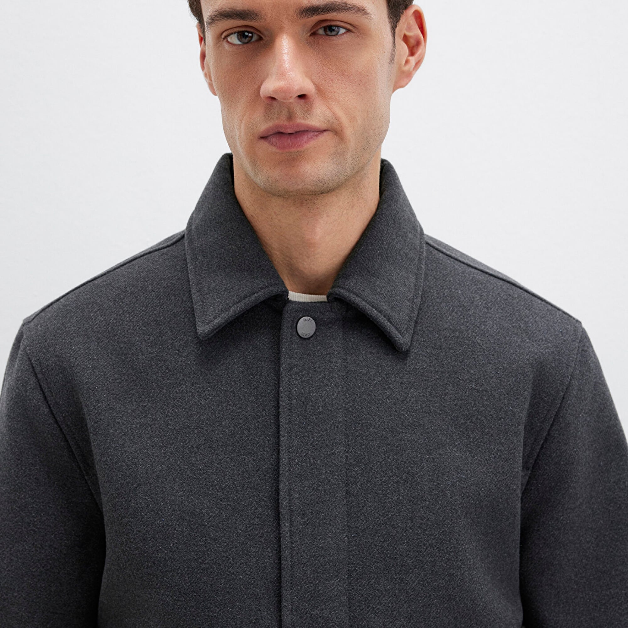 Mavi Yün Karışımlı Antrasit Ceket Regular Fit / Normal Kesim 0110658-80023