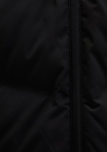  Mavi Kapüşonlu Siyah Şişme Mont 0110651-71379