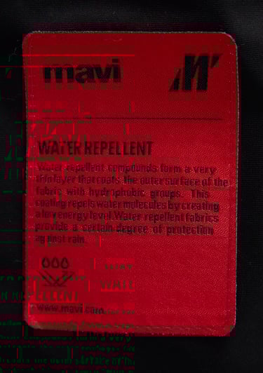  Mavi Kapüşonlu Siyah Şişme Mont 0110651-71379