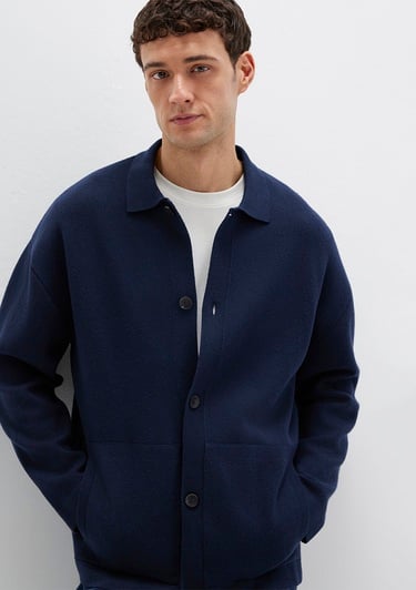  Mavi Lacivert Hırka Regular Fit / Normal Kesim 0710298-70490