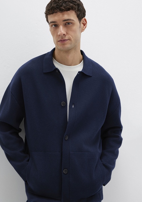  Mavi Lacivert Hırka Regular Fit / Normal Kesim 0710298-70490