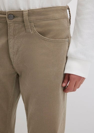  Mavi Martin Koyu Bej Kadife Pantolon 0037888246