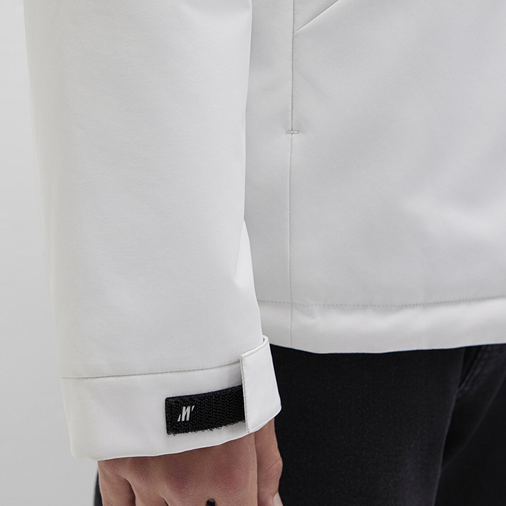 Mavi Kapüşonlu Gri Şişme Mont 0110441-83746