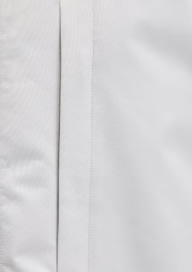  Mavi Kapüşonlu Gri Şişme Mont 0110441-83746