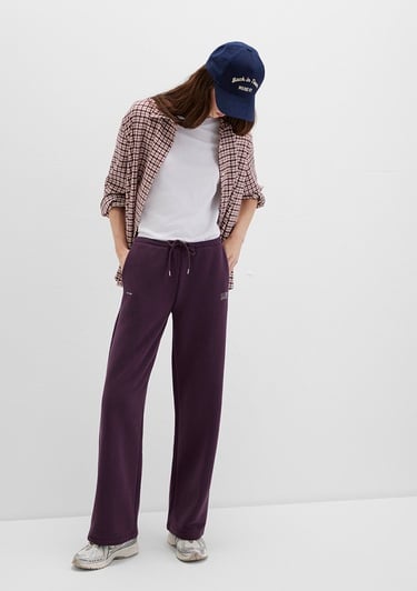  Mavi Mavi Logo Baskılı Mor Eşofman Altı 1011124-70635