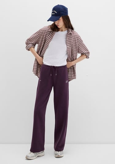  Mavi Mavi Logo Baskılı Mor Eşofman Altı 1011124-70635