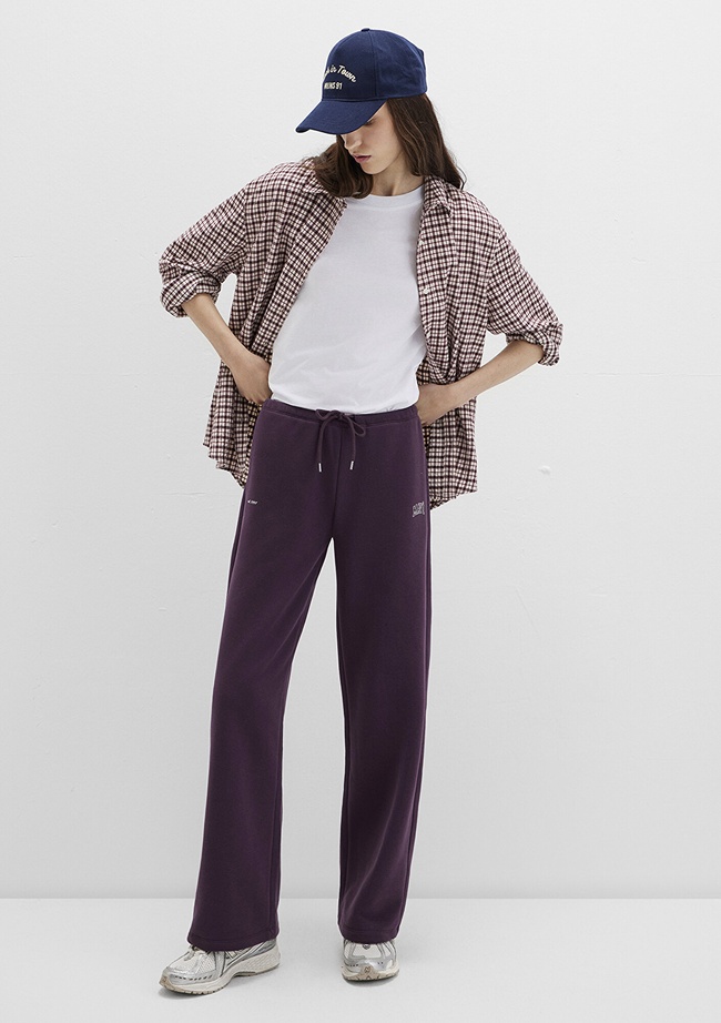  Mavi Mavi Logo Baskılı Mor Eşofman Altı 1011124-70635