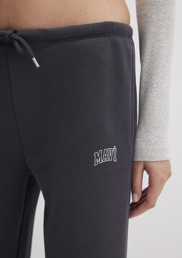  Mavi Mavi Logo Baskılı Antrasit Eşofman Altı 1011124-70087