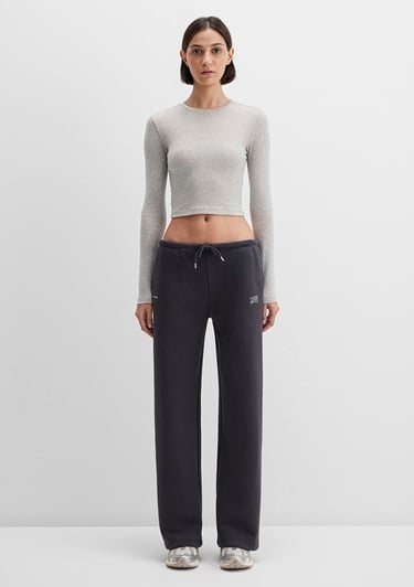  Mavi Mavi Logo Baskılı Antrasit Eşofman Altı 1011124-70087