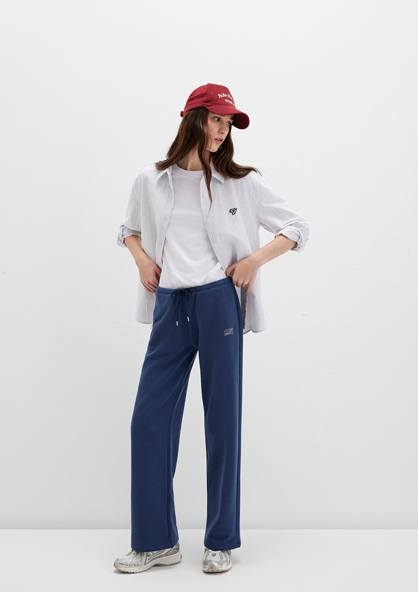  Mavi Mavi Logo Baskılı Lacivert Eşofman Altı 1011124-70488