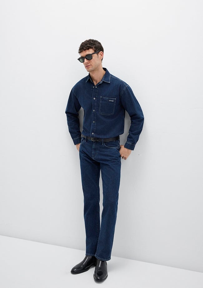  Mavi Martin Mavi Black Koyu Puslu Mavi Jean Pantolon 0037890982