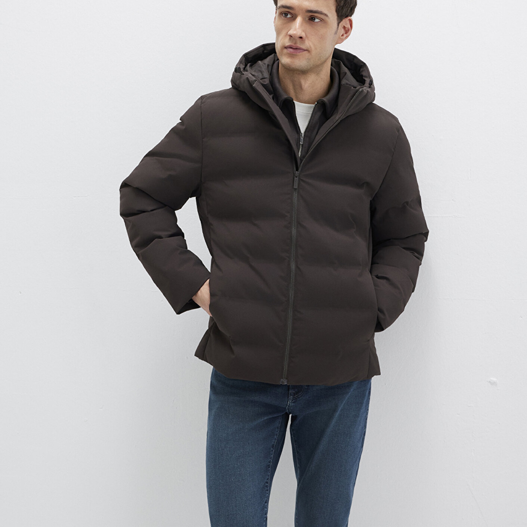 Mavi Kahverengi Ceket Regular Fit / Normal Kesim 0110652-70219