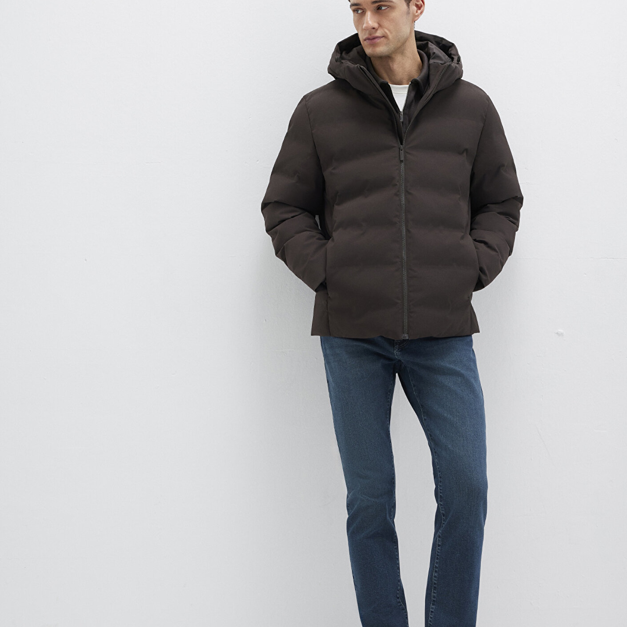 Mavi Kahverengi Ceket Regular Fit / Normal Kesim 0110652-70219