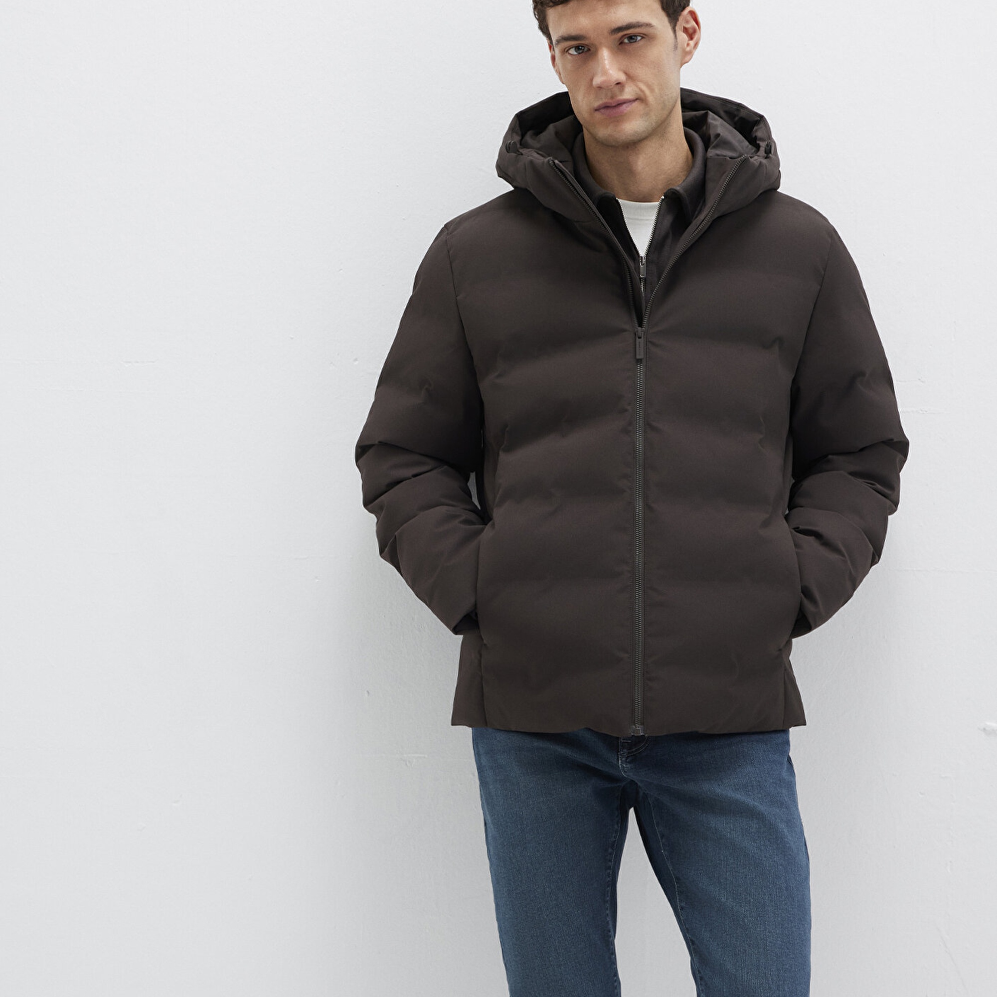 Mavi Kahverengi Ceket Regular Fit / Normal Kesim 0110652-70219