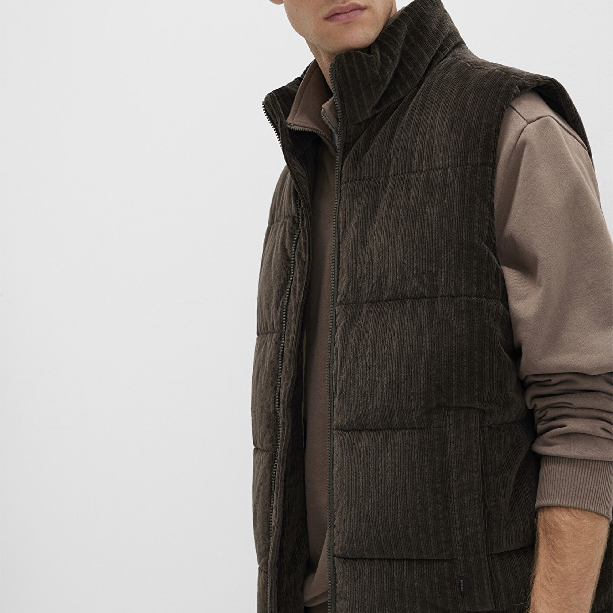 Mavi Kahverengi Şişme Yelek Regular Fit / Normal Kesim 0110659-71552