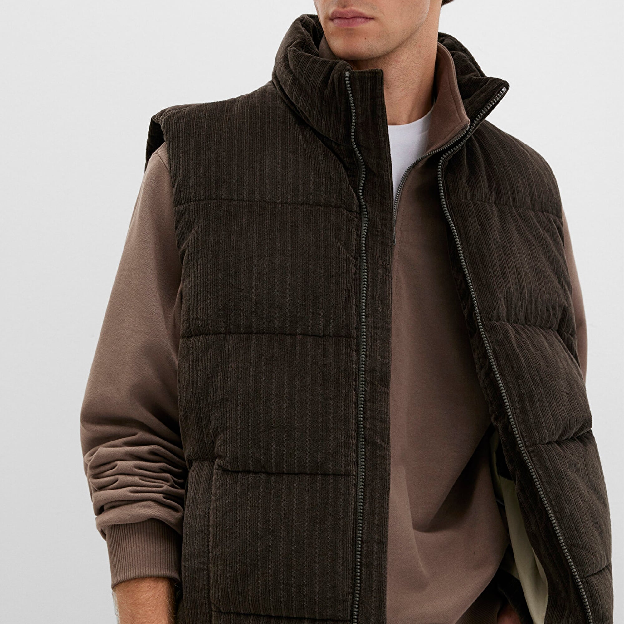 Mavi Kahverengi Şişme Yelek Regular Fit / Normal Kesim 0110659-71552