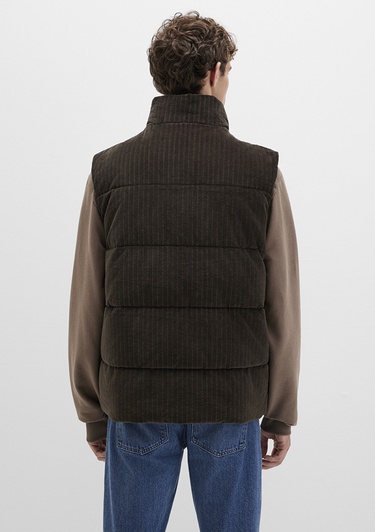  Mavi Kahverengi Şişme Yelek Regular Fit / Normal Kesim 0110659-71552