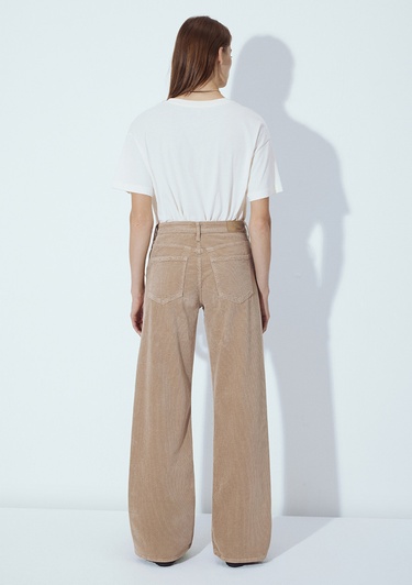  Mavi Malibu Kahverengi Kadife Pantolon 1010152-88345