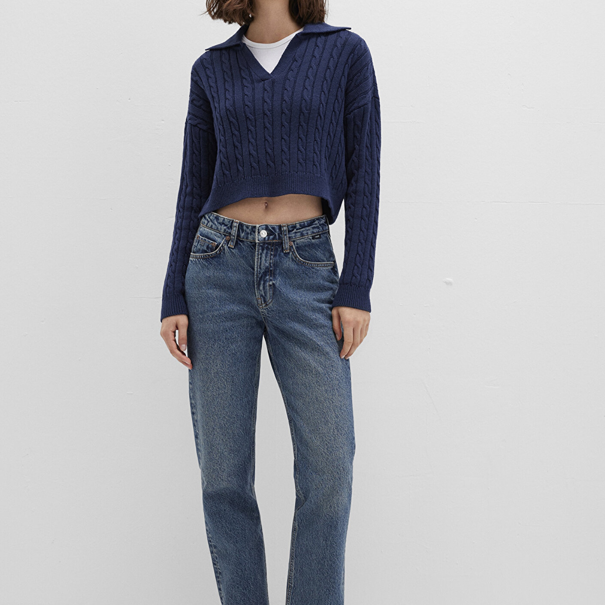 Mavi New York Classic Denim Puslu Koyu Mavi Jean Pantolon 101441-88581