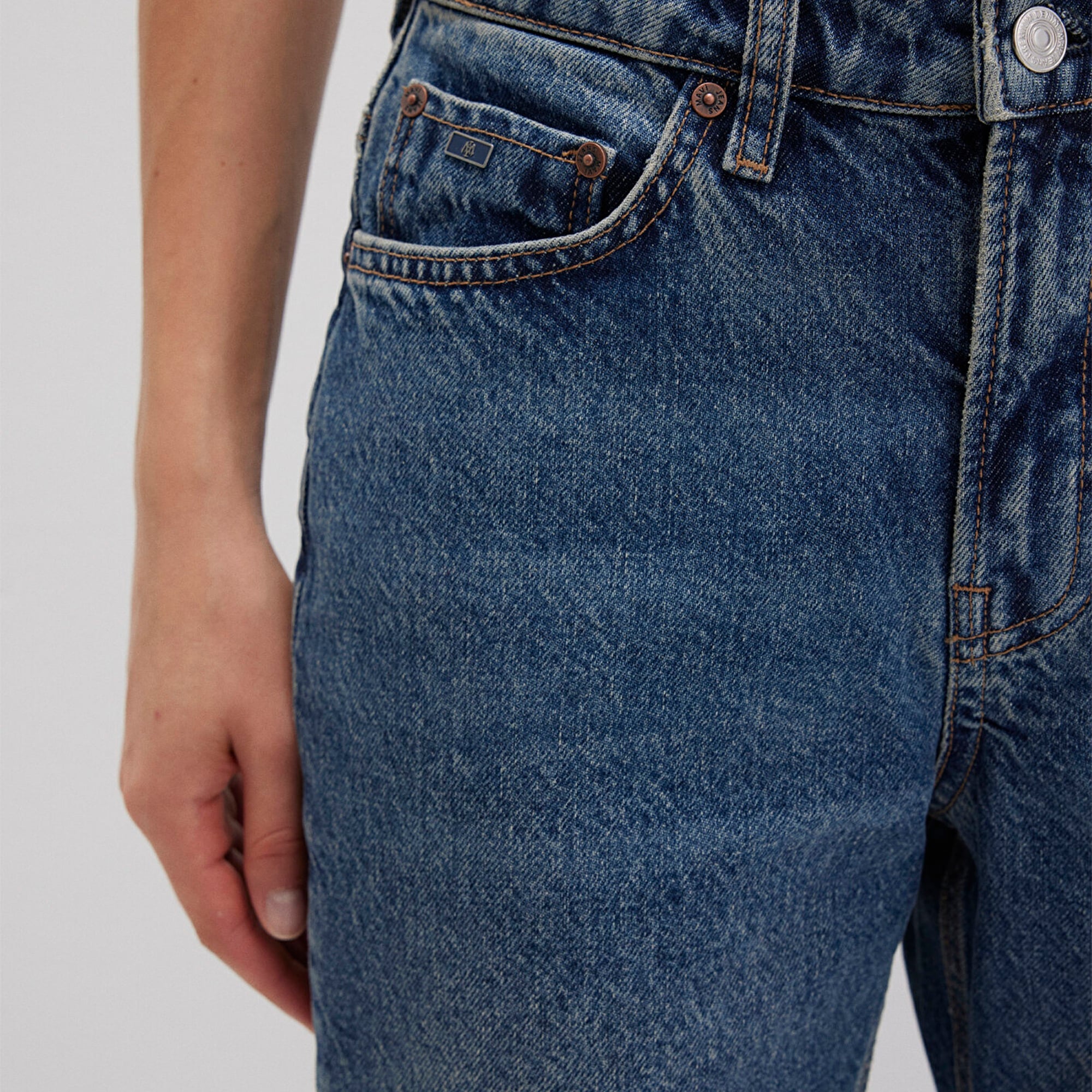 Mavi New York Classic Denim Puslu Koyu Mavi Jean Pantolon 101441-88581