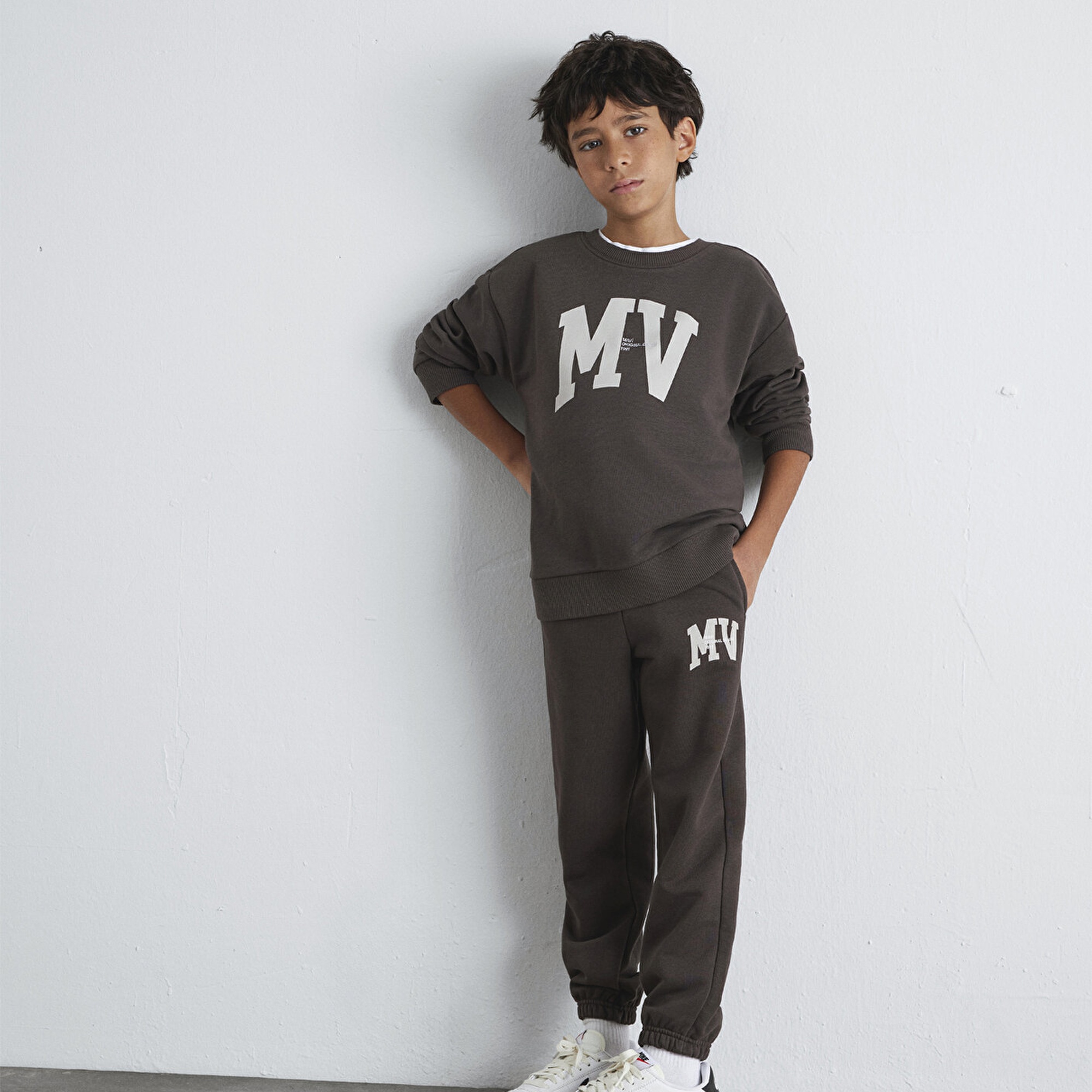 Mavi MV Baskılı Kahverengi Eşofman Altı 6010010-71593