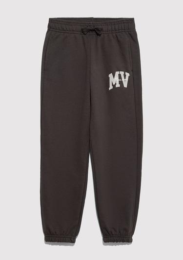  Mavi MV Baskılı Kahverengi Eşofman Altı 6010010-71593