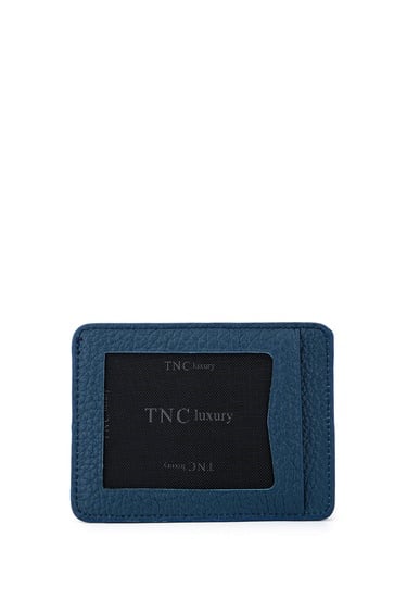  Tamer Tanca Erkek Hakiki Deri Lacivert Kartlık