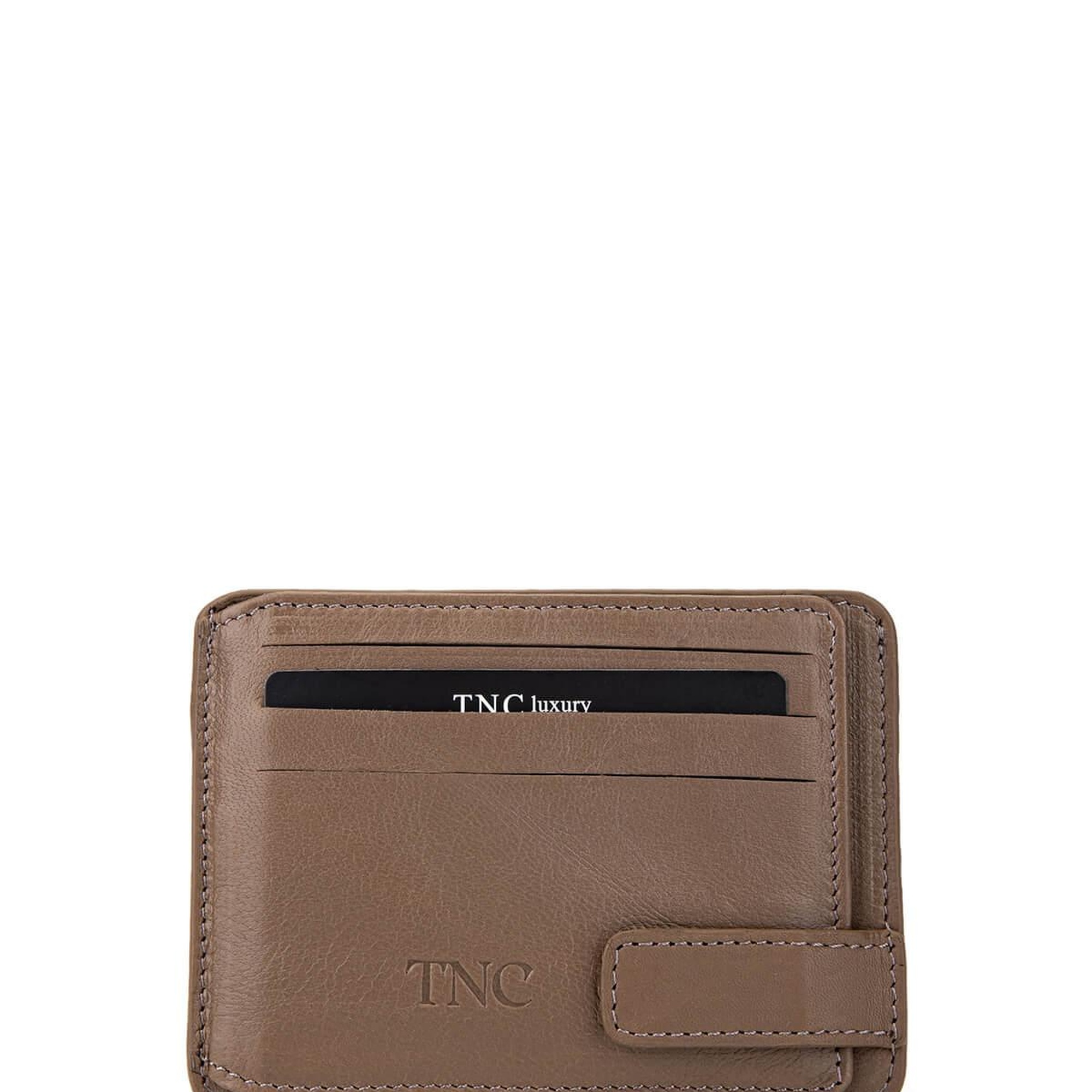 Tamer Tanca Erkek Hakiki Deri Vizon Kartlık