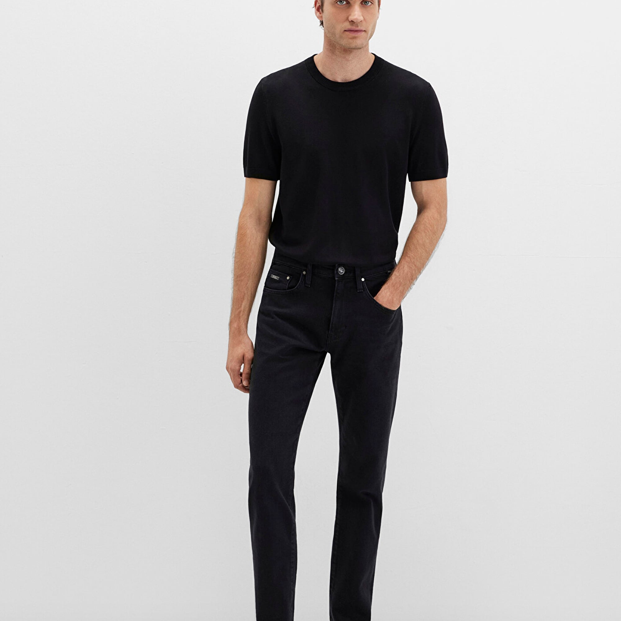 Mavi Marcus Lux Black Koyu Antrasit Smoke Jean Pantolon 0035190822