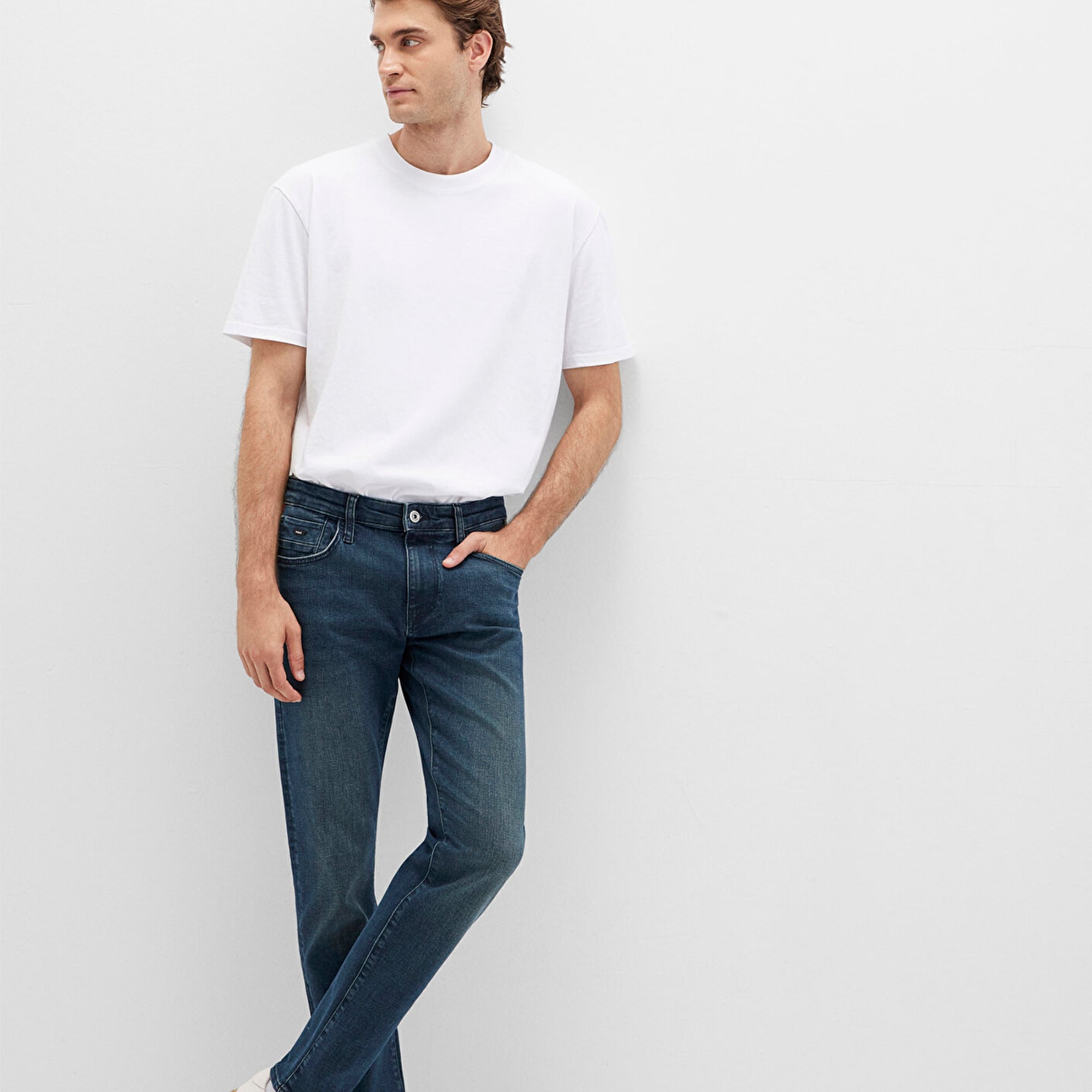 Mavi Jake Pro Move Koyu Mavi Gölgeli Jean Pantolon 0042290832