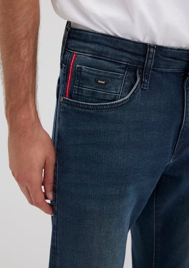  Mavi Jake Pro Move Koyu Mavi Gölgeli Jean Pantolon 0042290832