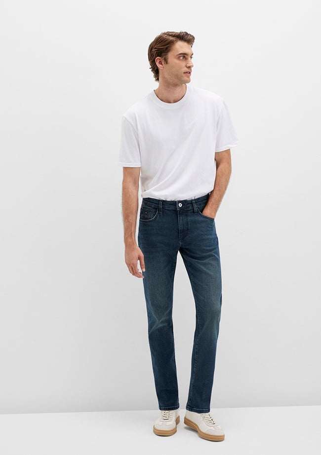  Mavi Jake Pro Move Koyu Mavi Gölgeli Jean Pantolon 0042290832