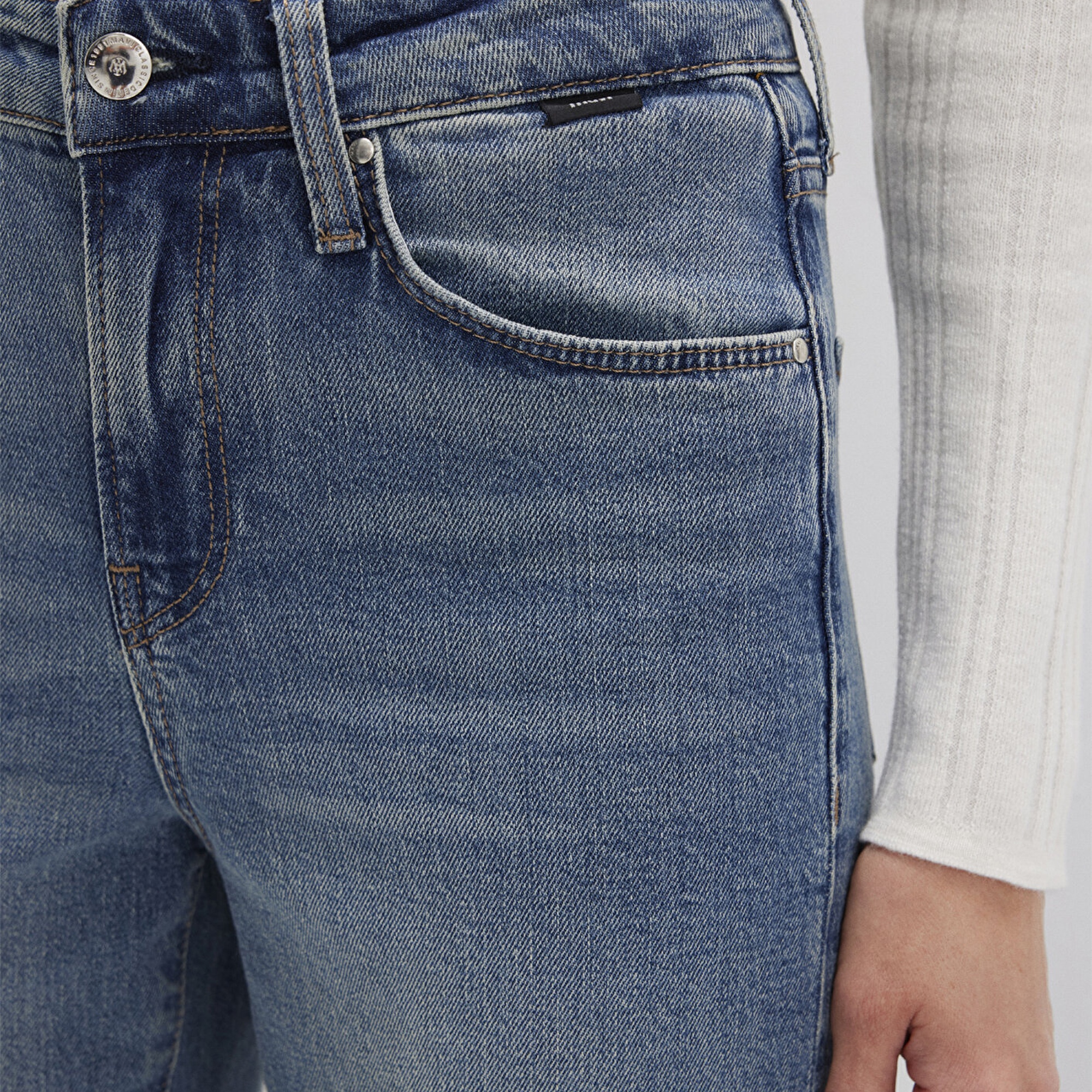 Mavi Cindy Classic Denim Gölgeli Indigo Mavisi Jean Pantolon 100277-90498