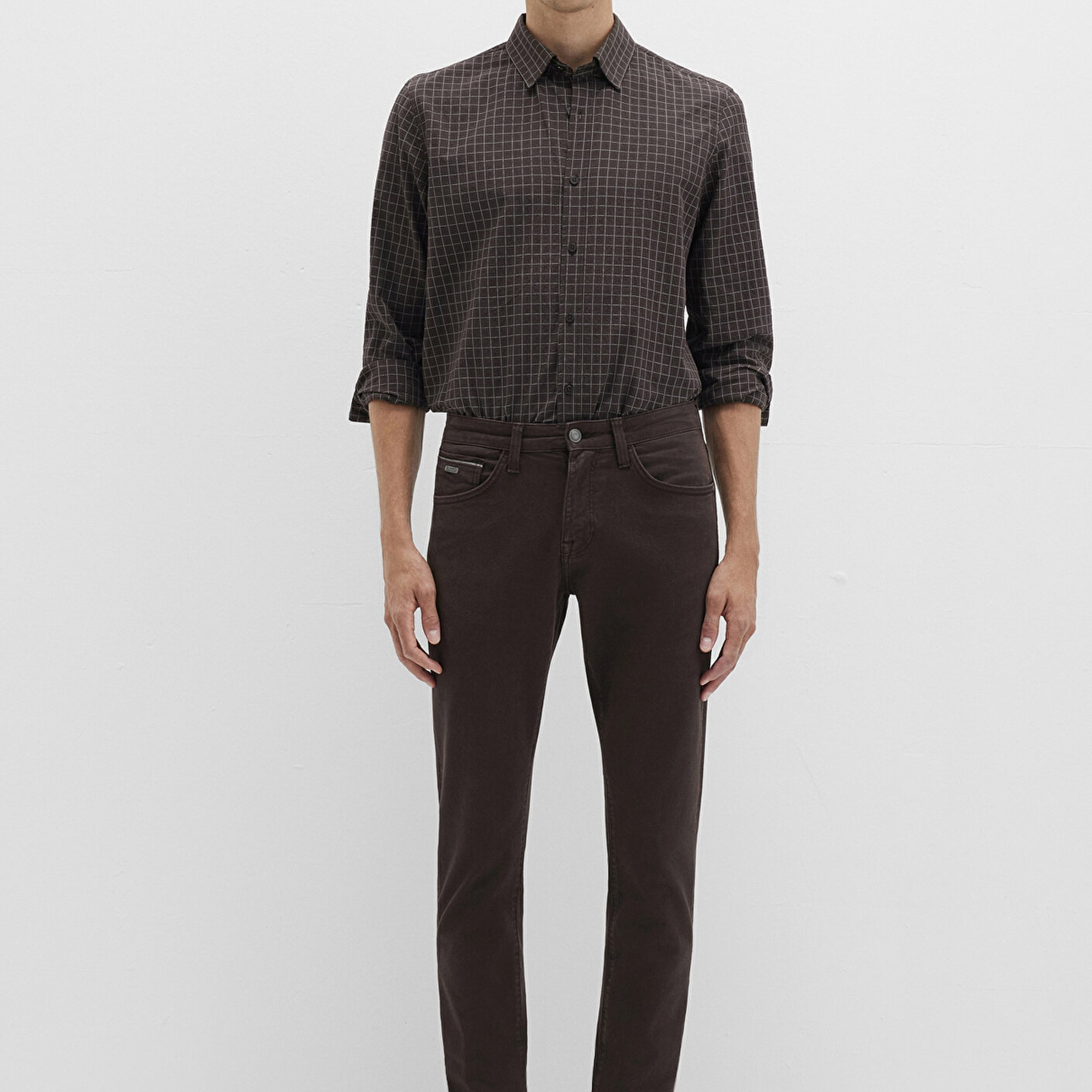 Mavi Jake Mavi Black Koyu Kahverengi Gabardin Pantolon 0042290686