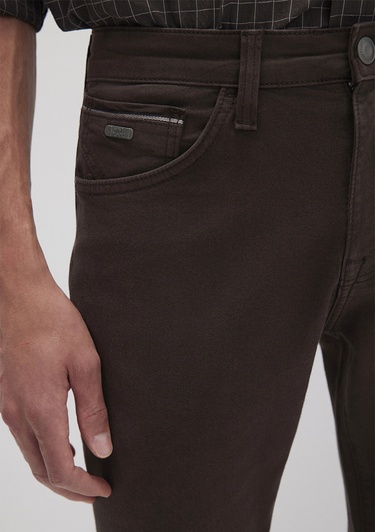  Mavi Jake Mavi Black Koyu Kahverengi Gabardin Pantolon 0042290686
